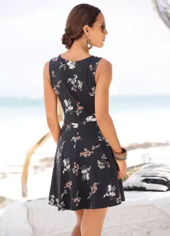 Beachtime Floral Summer Dress 7 Beachtime Floral Summer Dress -Beachwear Shore Beachtime Floral Summer Dress708738FRSP W01