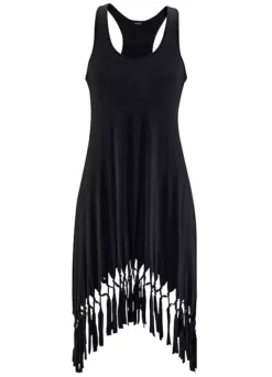 Beachtime Hem Tassel Dress