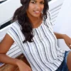 Beachtime Striped Top