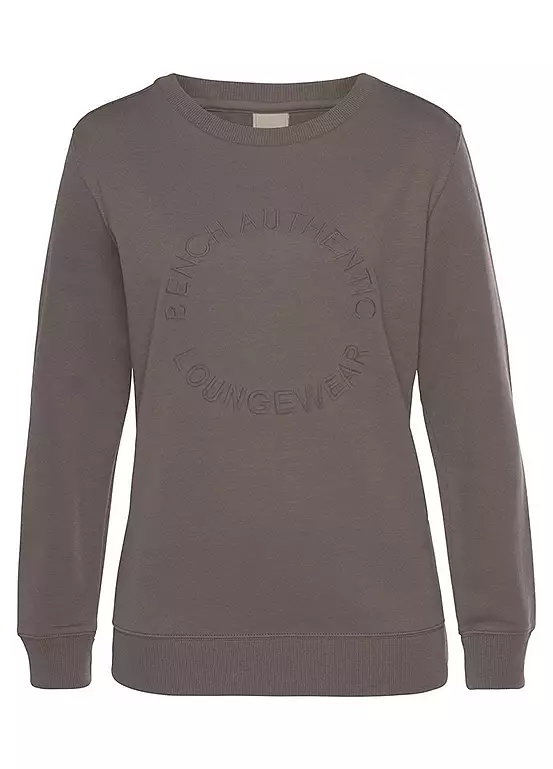 Bench Embroidered Round Neck Sweatshirt 2 Bench Embroidered Round Neck Sweatshirt - Image 2