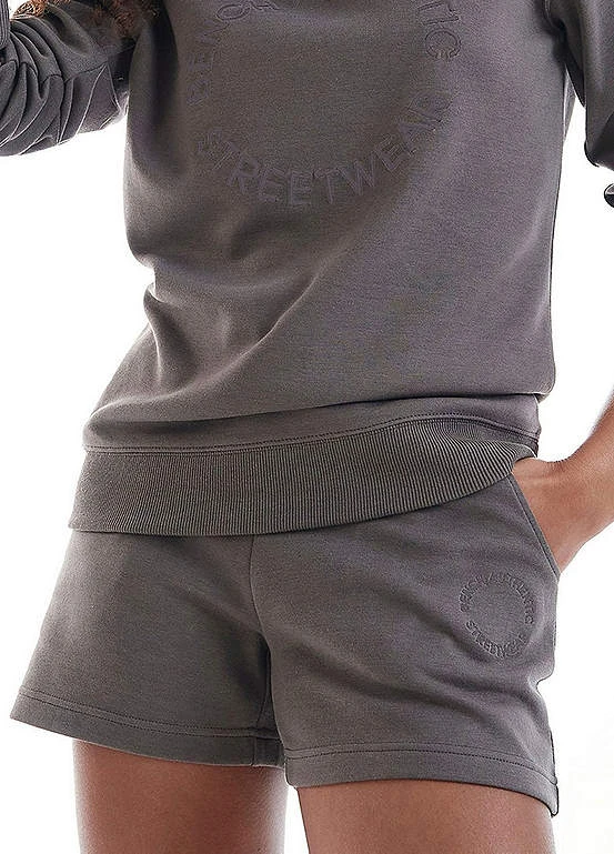 Bench Logo Embroidered Sweat Shorts 3 Bench Logo Embroidered Sweat Shorts - Image 3