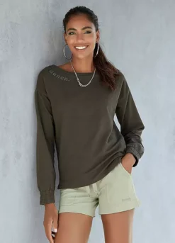 Bench Logo Print Sweat Shorts -Beachwear Shore Bench Logo Print Sweat Shorts36604720FRSP W01