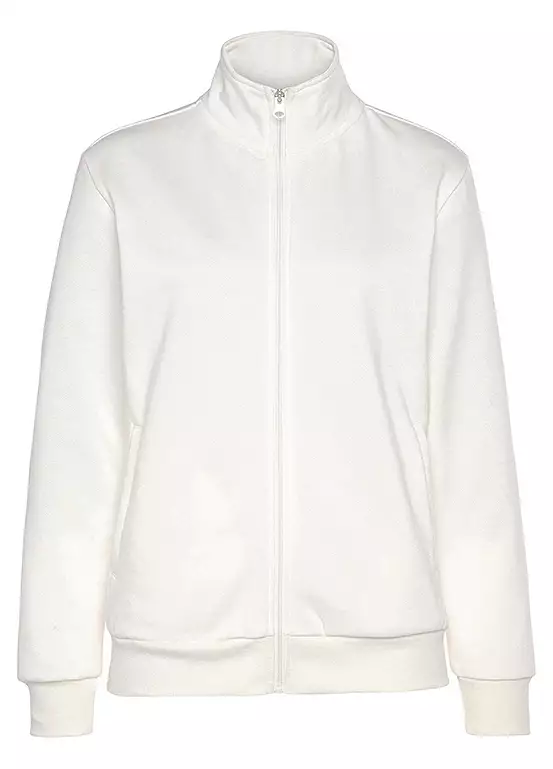 Bench Shiny Back Logo Print Sweat Jacket 2 Bench Shiny Back Logo Print Sweat Jacket - Image 2