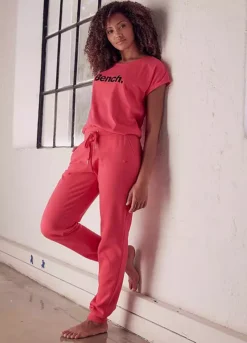 Bench Shiny Logo Print Short Sleeve T-Shirt -Beachwear Shore Bench Shiny Logo Print Short Sleeve T Shirt22877665FRSP W01