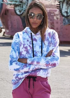 Bench Tie Dye Print Hoodie