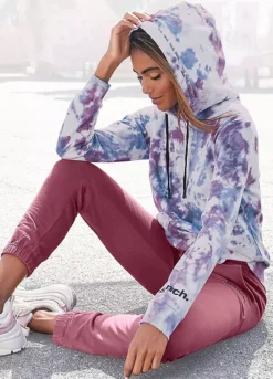Bench Tie Dye Print Hoodie -Beachwear Shore Bench Tie Dye Print Hoodie40939618FRSP W01