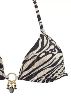 Bruno Banani Animal Print Triangle Bikini -Beachwear Shore Bruno Banani Animal Print Triangle Bikini64880227FRSC W01