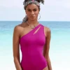 Bruno Banani One-Shoulder Swimsuit