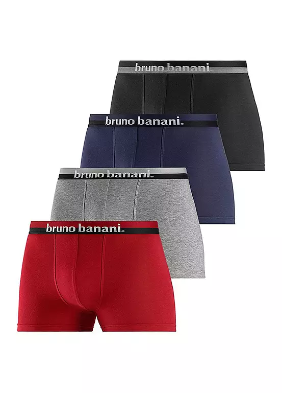 Bruno Banani Pack Of 4 Boxers 1 Bruno Banani Pack Of 4 Boxers