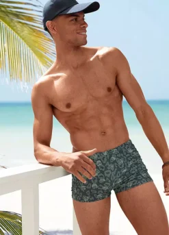 Bruno Banani Printed Boxer Swimming Trunks -Beachwear Shore Bruno Banani Printed Boxer Swimming Trunks56055304FRSP W01