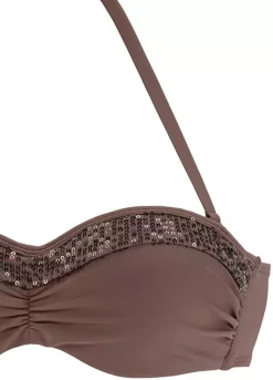 Bruno Banani Underwired Bandeau Sequin Trim Bikini Set 7 Bruno Banani Underwired Bandeau Sequin Trim Bikini Set -Beachwear Shore Bruno Banani Underwired Bandeau Sequin Trim Bikini Set38062803FRSC W01