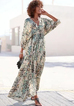 Buffalo Animal Print Maxi Dress