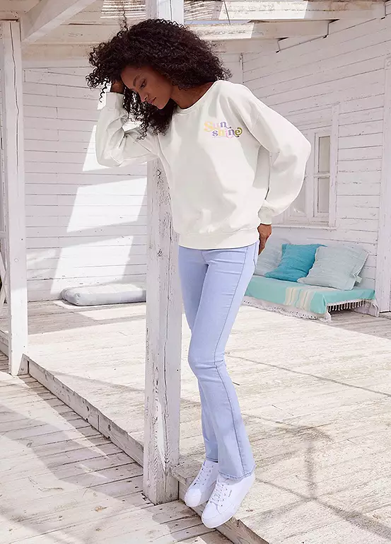 Buffalo Boat Neck Casual Sweatshirt 3 Buffalo Boat Neck Casual Sweatshirt - Image 3