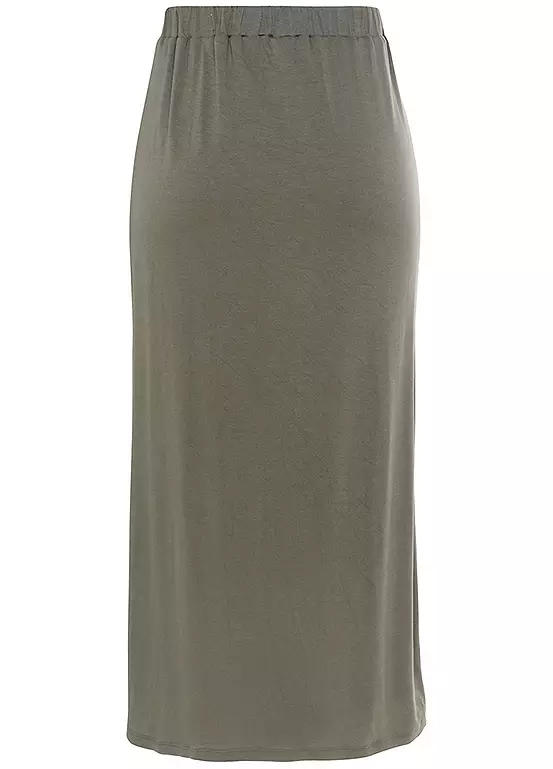 Buffalo Button Trim Midi Skirt 5 Buffalo Button Trim Midi Skirt - Image 5