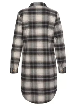 Buffalo Check Shirt Dress -Beachwear Shore Buffalo Check Shirt Dress15019809FRSC W01