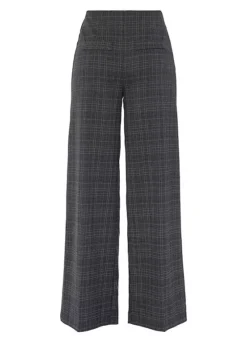 Buffalo Check Wide Leg Trousers 8 Buffalo Check Wide Leg Trousers -Beachwear Shore Buffalo Check Wide Leg Trousers24526257FRSC W01
