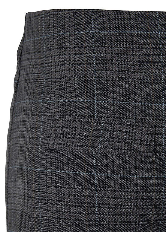 Buffalo Check Wide Leg Trousers 5 Buffalo Check Wide Leg Trousers - Image 5
