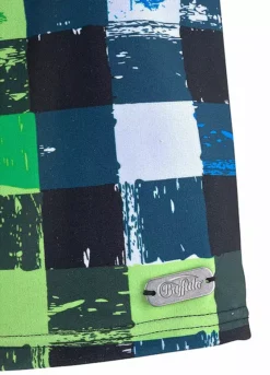 Buffalo Checked Boxer Swimming Trunks -Beachwear Shore Buffalo Checked Boxer Swimming Trunks600563FRSC W01