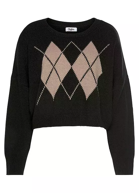 Buffalo Diamond Knit Patterned Sweater 2 Buffalo Diamond Knit Patterned Sweater - Image 2