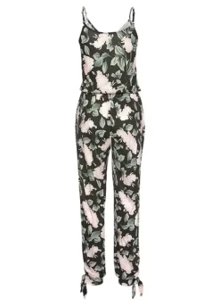 Buffalo Floral Print Jumpsuit -Beachwear Shore Buffalo Floral Print Jumpsuit71212265FRSC W01