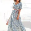 Buffalo Floral Print Maxi Dress