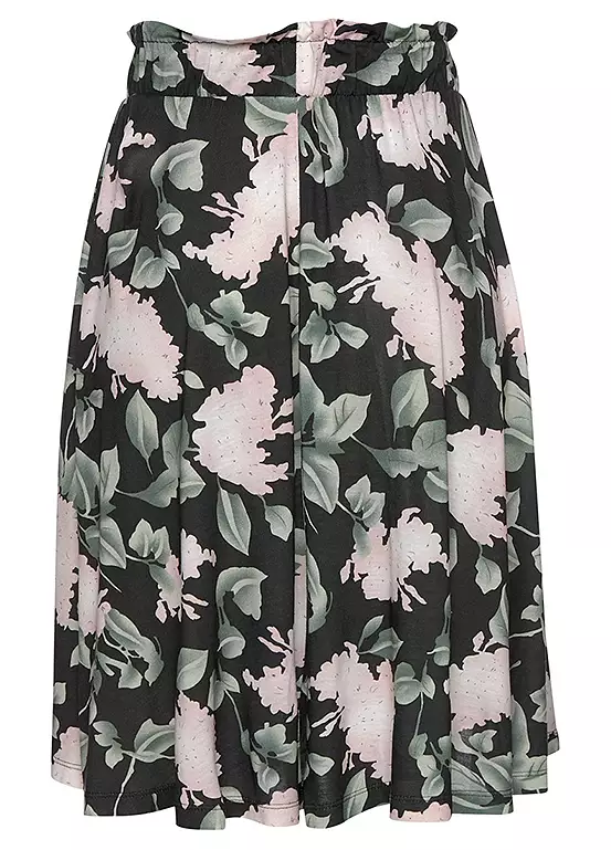 Buffalo Floral Print Summer Skirt 3 Buffalo Floral Print Summer Skirt - Image 3