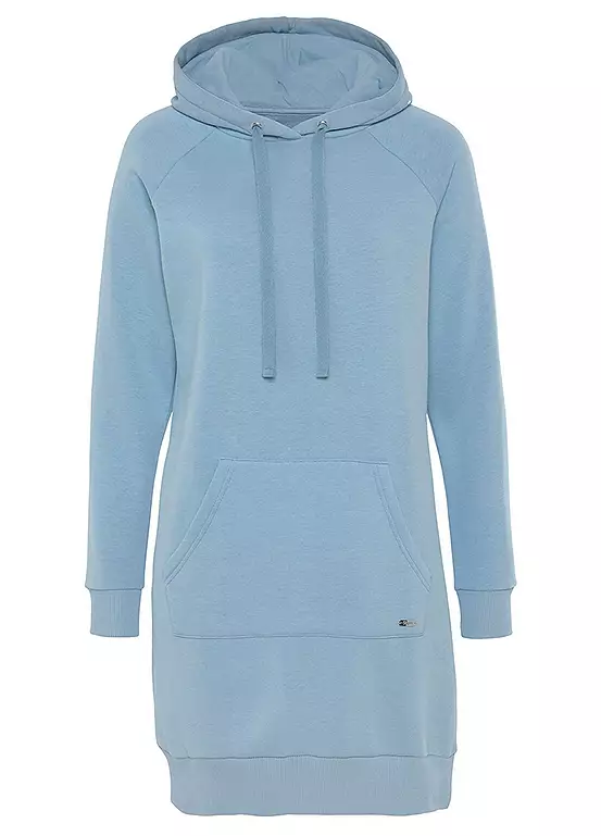 Buffalo Foil Print Hooded Sweatshirt Dress 2 Buffalo Foil Print Hooded Sweatshirt Dress - Image 2