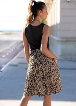 Buffalo Jersey Midi Beach Dress -Beachwear Shore Buffalo Jersey Midi Beach Dress74460348FRSP W01