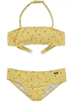 Buffalo Kids Print Bandeau Bikini Set