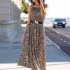 Buffalo Leopard Print Midi Dress