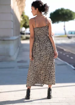 Buffalo Leopard Print Midi Dress -Beachwear Shore Buffalo Leopard Print Midi Dress89295117FRSP W01