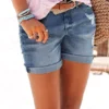 Buffalo London Worn Look Denim Shorts