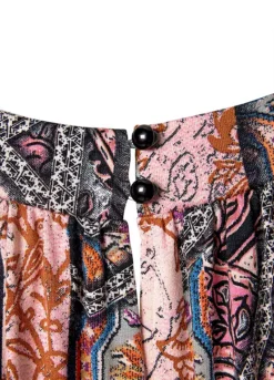 Buffalo Mix Print Halterneck Dress 9 Buffalo Mix Print Halterneck Dress -Beachwear Shore Buffalo Mix Print Halterneck Dress60343407FRSC W02