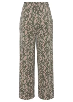 Buffalo Printed Wide Leg Jersey Trousers -Beachwear Shore Buffalo Printed Wide Leg Jersey Trousers92463041FRSC W01
