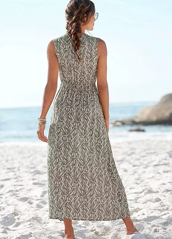 Buffalo Printed Wrap Maxi Dress 3 Buffalo Printed Wrap Maxi Dress - Image 3