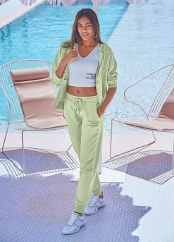 Buffalo Slogan Print Jogging Pants -Beachwear Shore Buffalo Slogan Print Jogging Pants91561328FRSP W01