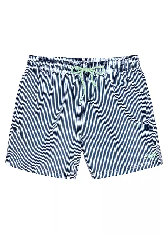 Buffalo Striped Swimming Shorts 2 Buffalo Striped Swimming Shorts - Image 2