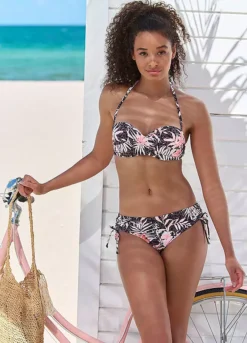 Buffalo Tropical Floral Print Side Tie Bikini Briefs 6 Buffalo Tropical Floral Print Side Tie Bikini Briefs -Beachwear Shore Buffalo Tropical Floral Print Side Tie Bikini Briefs96152158FRSP W01