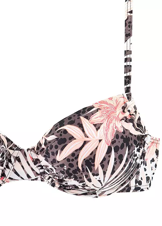 Buffalo Underwired Tropical Print Bikini Set 5 Buffalo Underwired Tropical Print Bikini Set - Image 5