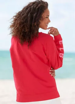 Elbsand Casual Logo Print Sweatshirt -Beachwear Shore Elbsand Casual Logo Print Sweatshirt84959732FRSP W01