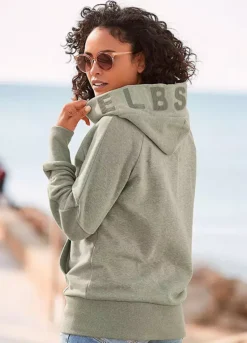 Elbsand Embroidered Hooded Sweat Jacket -Beachwear Shore Elbsand Embroidered Hooded Sweat Jacket59157537FRSP W01