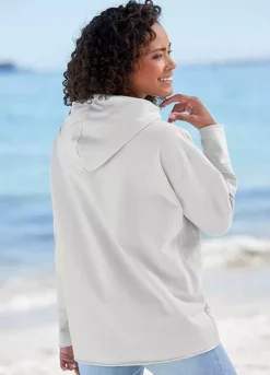 Elbsand Logo Print Hoodie -Beachwear Shore Elbsand Logo Print Hoodie78408735FRSP W01