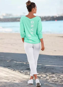 Elbsand Printed Long Sleeve T-Shirt -Beachwear Shore Elbsand Printed Long Sleeve T Shirt35864759FRSP W03