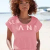 Elbsand Short Sleeve Logo Print T-Shirt