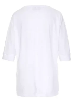 Elbsand Three-Quarter Sleeve Oversized Top -Beachwear Shore Elbsand Three Quarter Sleeve Oversized Top75154811FRSC W01