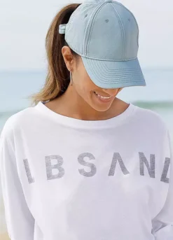 Elbsand Three-Quarter Sleeve Oversized Top -Beachwear Shore Elbsand Three Quarter Sleeve Oversized Top75154811FRSP W01