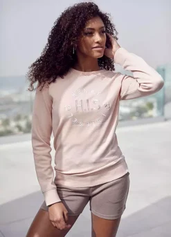 H.I.S Logo Print Sweatshirt