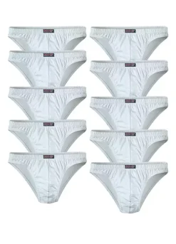 H.I.S Pack Of 10 Mini Briefs