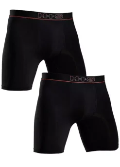 H.I.S Pack Of 2 Long Leg Boxer Shorts -Beachwear Shore H.I.S Pack of 2 Long Leg Boxer Shorts740115FRSC