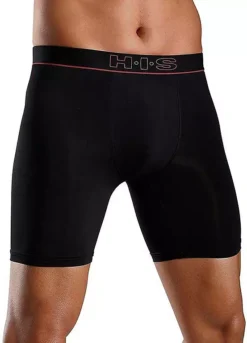 H.I.S Pack Of 2 Long Leg Boxer Shorts -Beachwear Shore H.I.S Pack of 2 Long Leg Boxer Shorts740115FRSP W01